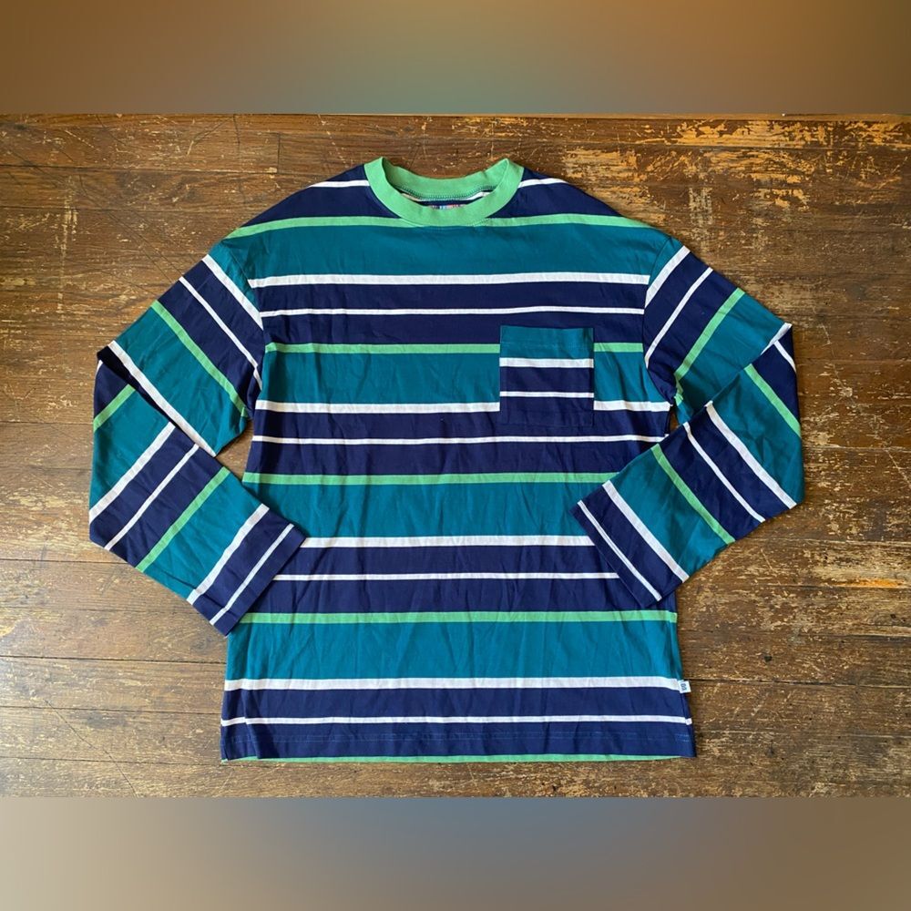 Urban Outfitters Long Sleeve Stripped Top Mens Size SM